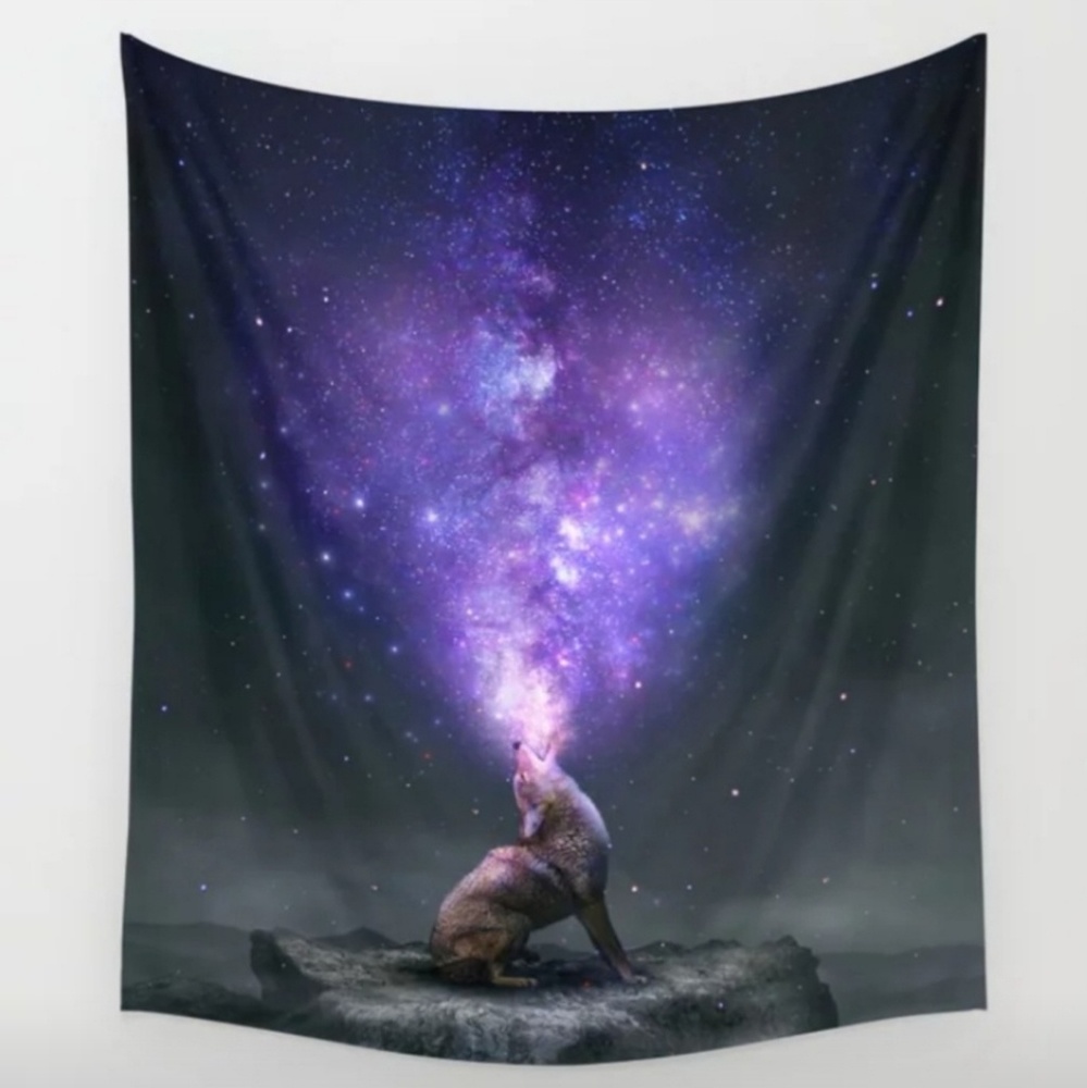 Society6 Coyote Galaxy Wall Tapestry